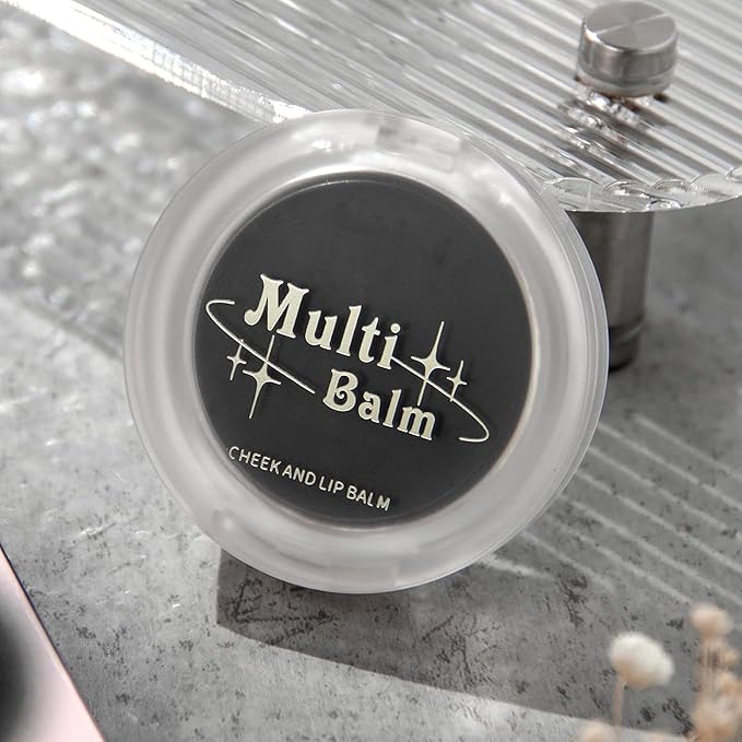 Black Cream Blush, Color Changing Blush For Cheeks & Lips Balm Tint Black Clear Color Change pH Magic Waterproof Gel Cheek Blendable Multi-Use Balm