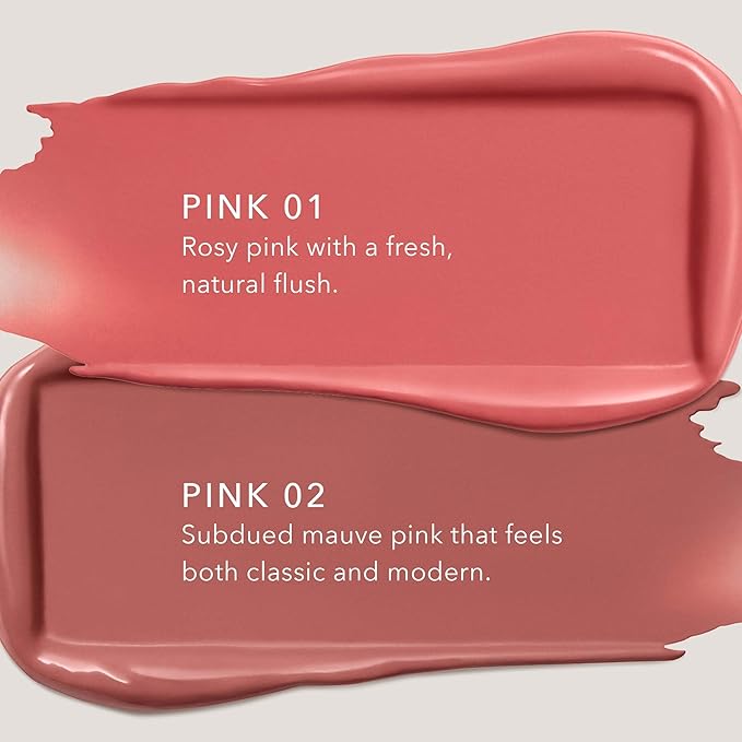 No Makeup Makeup Crème Classic Lipstick, Foolproof Sheer-to-Bold Formula Delivers Long-Lasting Hydration and Buildable Color, Lightweight Satin Finish, Made with Skin-Loving Ingredients, Pink 02