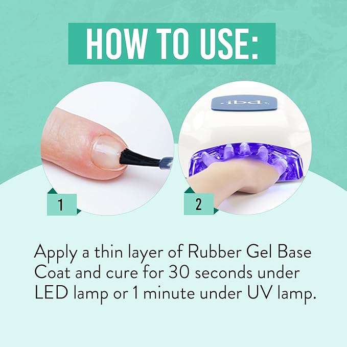 IBD Rubber Gel Base Coat 0.5 oz