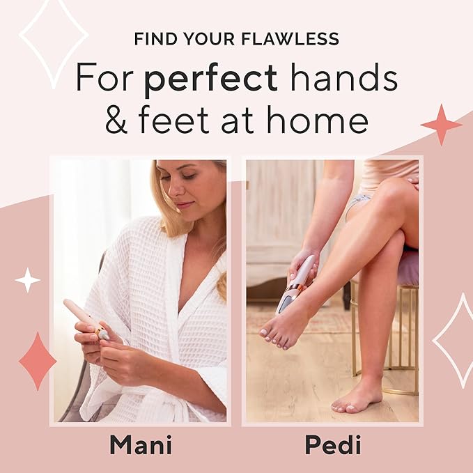Finishing Touch Flawless Pedi Electronic Tool File and Callus Remover, Pedicure-New Version (Amazon Exclusive)