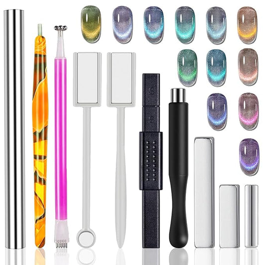 Wokoto 10pcs nail art cat