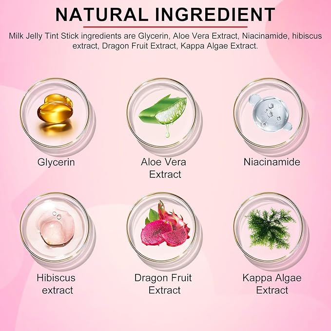 Milk Cooling Water Jelly Tints, 4PCS Milk Jelly Cooling