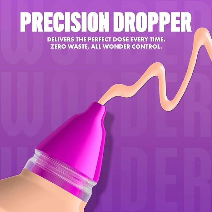 NYX PROFESSIONAL MAKEUP Make 'Em Wonder Liquid Foundation, 24HR Foundation Makeup With A Soft Matte Finish, Buildable Full Coverage - 07 Light Ivory