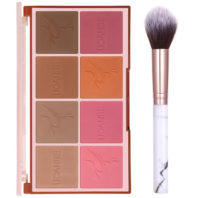 8 Colors Face Matte Blush Palette Shading Blusher (01 Matte)
