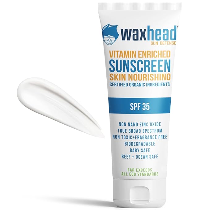 Waxhead Mineral Sunscreen, Non Nano Zinc Oxide Sunscreen, Non Toxic Sunscreen, Natural Sunscreen, Tattoo Sunscreen, Biodegradable Sunscreen, Sun Block, Zinc Sunscreen