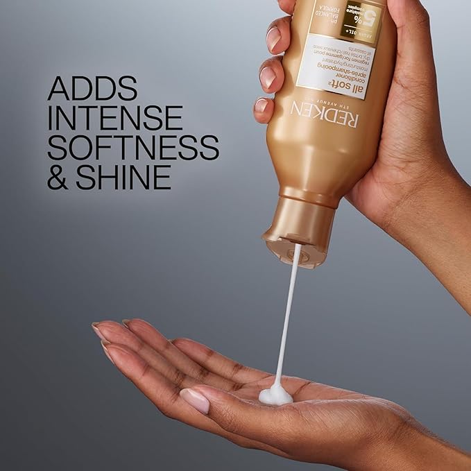 Redken All Soft Argan Oil Conditioner | For Dry / Brittle Hair | Moisturizes & Provides Intense Softness | With Argan Oil | Travel Size | 1 Fl Oz
