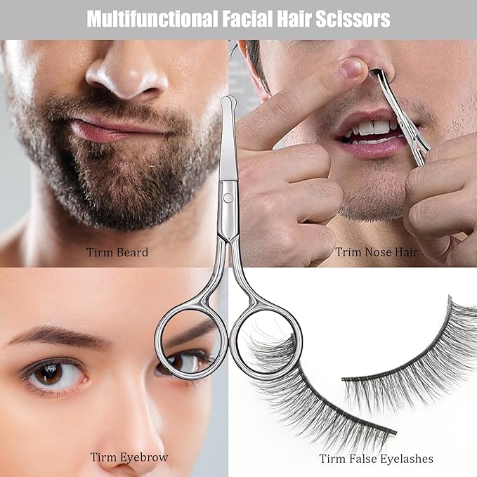 Fcysy Professional Barber Scissors Kit - Thinning Shears for Texturizing Hair Cuts, Salon & Wig Scissors Set for Women & Men