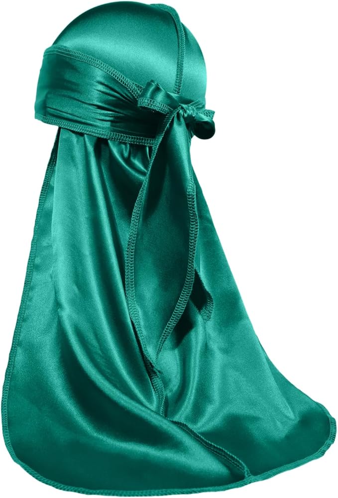 ForceWave Silky Durag for Men Wave Cap Satin Dorag for Men Women 360 Wave