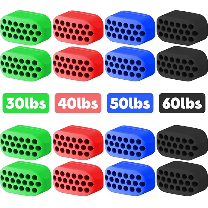 CXYARY 16PCS Jaw Exerciser for Men & Women 4 Resistance