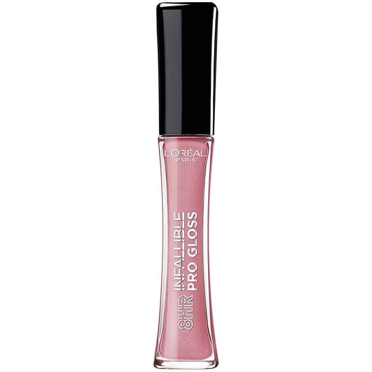 L’Oreal Paris Makeup Infallible 8 Hour Hydrating Lip Gloss, Pink Opal, 0.21 Fl Oz