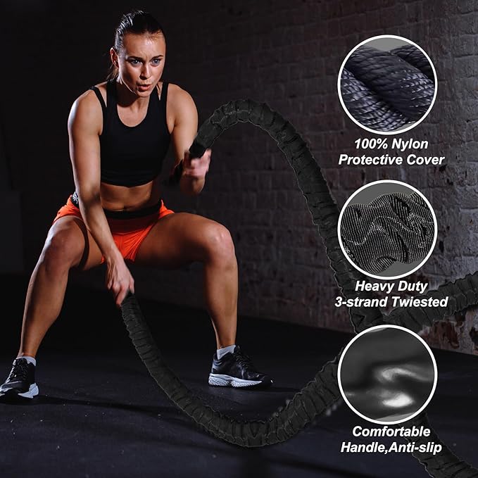 Battle Rope Battle Ropes for Exercise Workout Rope