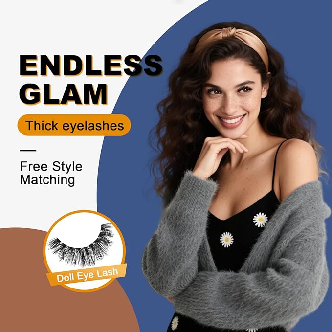 Lash Clusters Wispy Eyelash Clusters 280pcs 10-18mm Volume Cluster Eyelash Extensions 80D 100D Individual Lashes for Self Application （Sylph 80D&100D, 0.07D）