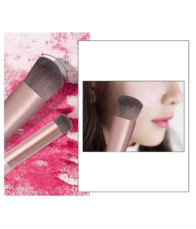 Foundation Brush, Concealer Brush, Kabuki Makeup Brush, Face Contour Makeup Brush, Can Be Used To Wipe Foundation, Makeup, Blush, Highlighter, Eye Shadow