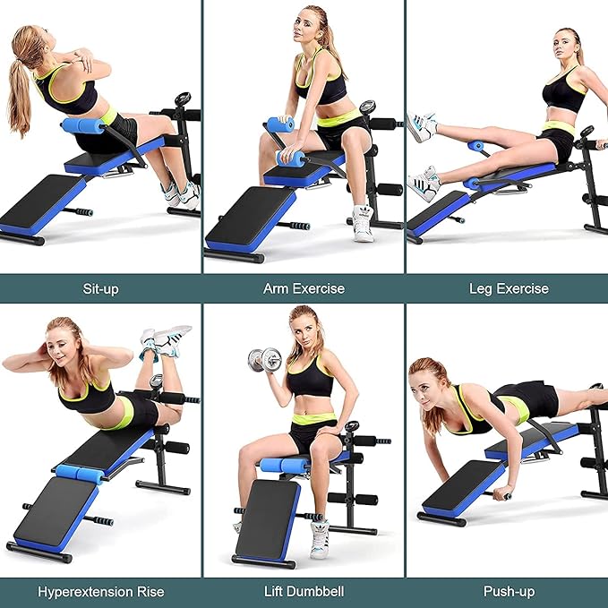 CHEFJOY Multi-function Sit Up Bench 5 Positions,