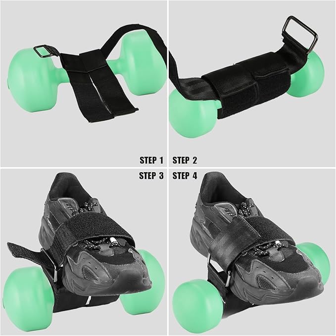 2pcs Weight Lifting Tibialis Trainer Foot Straps