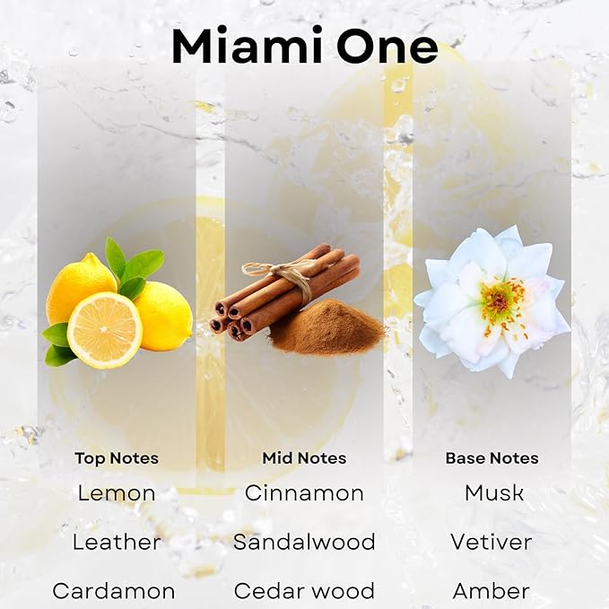 Scentia Miami One Diffuser Oil Inspired by The 1 Hotel Miami Beach - 20 ml 0.67 fl oz - Essential Oil Blend for Aromatherapy, Water Less Diffusers Humidifiers
