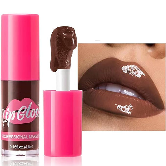 Lip Plumping Gloss Lip Gloss Moisturizing Tinted Lip Gloss Long Lasting Waterproof Hydrating Plumping Lip Oil For Women (12#)