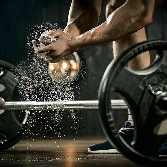 4ft Barbell Weight Bar Solid Steel Straight Weightlifting 2 Collars