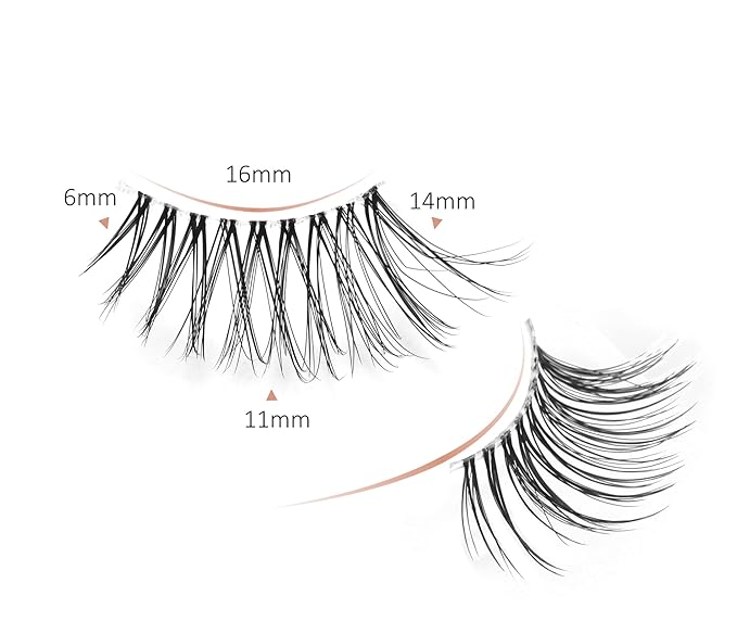 Onlyall Half Lashes Natural False Eyelashes C17