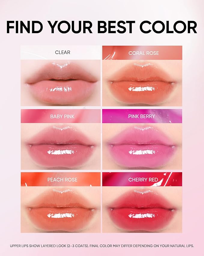 SKINTIFIC Peptide Brightening Lip Serum, Hydrating & Plumping Tinted Lip Gloss, Moisturizing Lip Balm with Polypeptides & Squalane for Glossy Sheer, Smooth Lips (00 Clear)