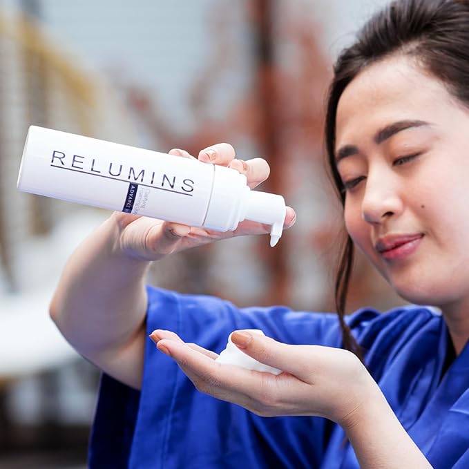 Relumins Advance Clarifying Foaming Cleanser | Gentle & Effective Facial Cleanser for Sensitive Skin | Removes Dirt, Oil & Makeup, Non-Drying Formula – 200ml