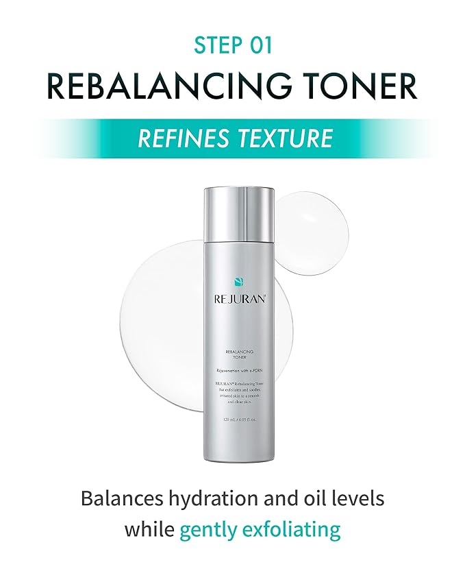 REJURAN® Total Aesthetic Set c-PDRN® - Salmon DNA Rejuvenating Daily Skincare Kit for Anti-Aging, Firming & Deep Hydration. Gift Set for Radiant, Youthful Glass Skin. Korean Skincare.