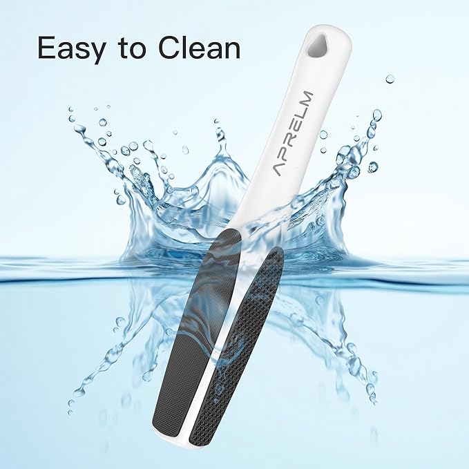 3-Sided Nano Glass Foot Callus Remover, Professional 3-in-1(Coarse, Medium, Fine) Foot File, Pedicure Tools for Feet Hard Skin Smooth Polishing (White)