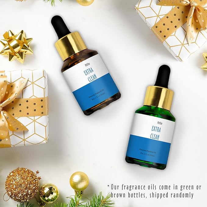 Extra Clean Fragrance Oil, MitFlor Fresh Diffuser Oil Scents, 30ml Premium Essential Oil for Diffuser, Soap & Candle Making, Long-Lasting and Refreshing