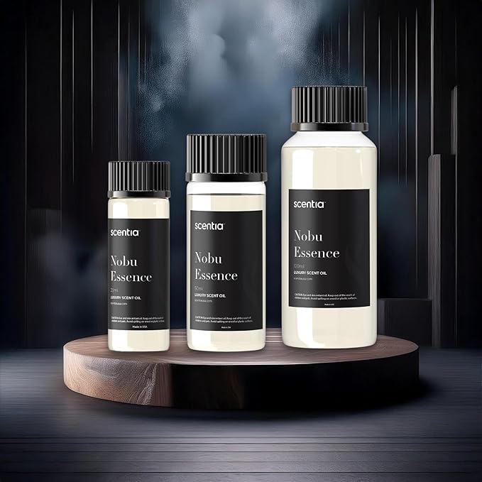 Scentia Diffuser Oil Inspired by The Nobu Hotel - 120 mL 4.06 fl oz - Essential Oil Blend Jasmine, Lilly, Sandalwood for Aromatherapy Diffusers - Nobu Essence - Made in USA