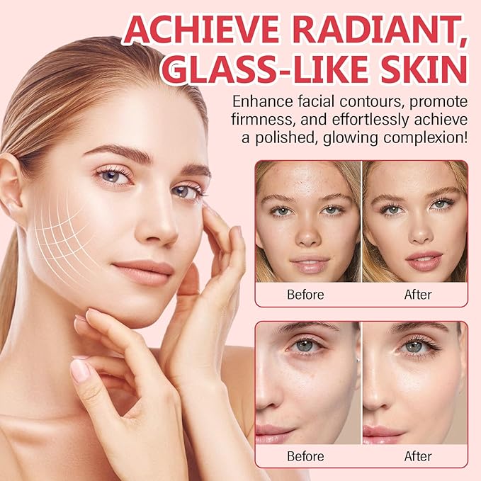 Collagen Jelly Cream - Instant Face Lift & 24h Hydration - Korean Skincare with Hydrolyzed Collagen - No Artificial Colors, 3.38 Fl Oz - Real Results, Transform Your Skin