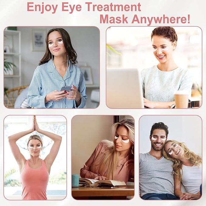 LAVONE Eye Mask - 30 Pairs Milk Under Eye Patches Skin Care Products - Eye Masks Skincare for Dark Circles and Puffiness, Reduce Wrinkles, Eye Bags and Fine Lines, for Women and Man