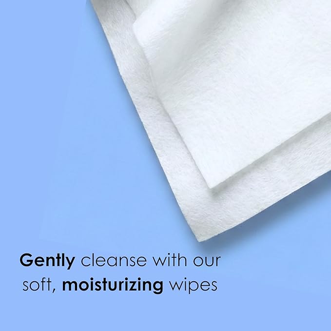 Global Beauty Care Retinol Makeup Remover Wipes - Gentle Daily Facial Cleansing Wipes for Sensitive Skin, Anti-Aging, Hydrating & Renewing For Radiant Smooth Skin, Travel-Friendly, 60 Count (1-Pack)