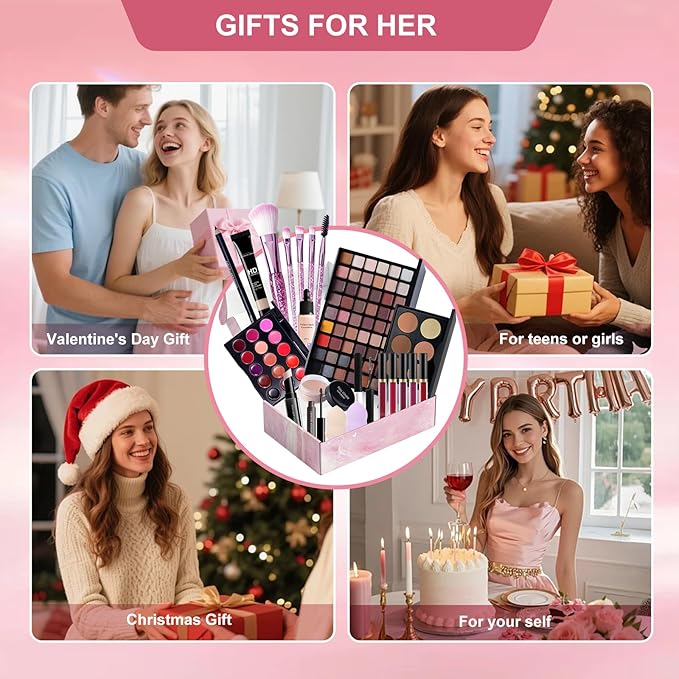 valentines day gifts Makeup Set Full Kit for Girls Teens Women,makeup kit for teens,Beginner Make up Sets,valentines day Makeup Gift Set,makeup kits for women,All in One Make up Kit