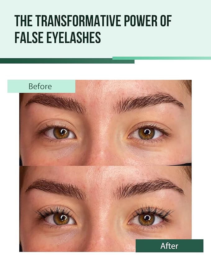 Manga Lashes Natural Look Anime Lashes Cosplay Fake Lashes 3D Wispy Eyelashes Asian False Eyelashes Japanese Eye Lashes Manhua Lashes Pack 7 Pairs Manga03