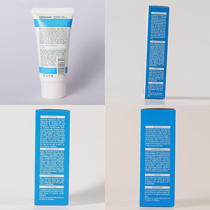 Skin Care Set, Hyaluronic Acid Travel Hydrating