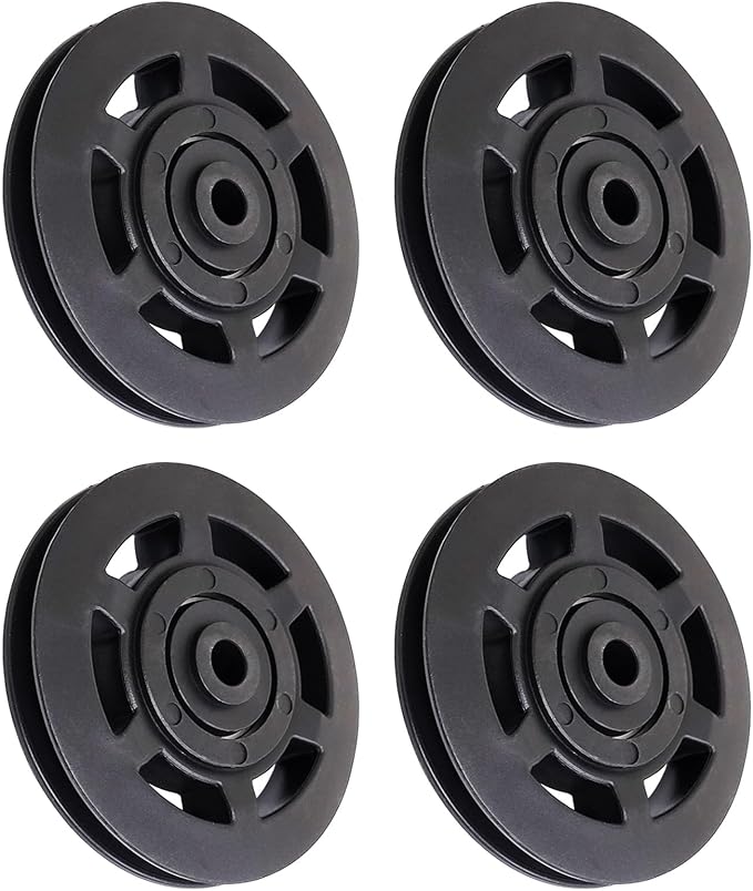 4X Bearing Pulley Wheel GYM Fitness Equipment Part 3-3/4 Inch
