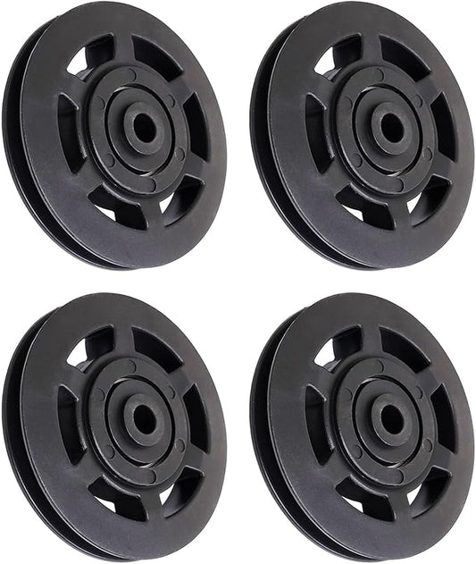 4X Bearing Pulley Wheel GYM Fitness Equipment Part 3-3/4 Inch