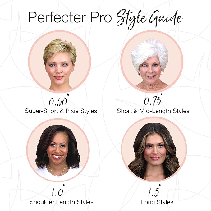CALISTA Perfecter Pro Heated Round Brush | Lift, Volumize, and Style with No Heat Damage for Healthier-Looking Hair | 1.0" for Shoulder Length Styles | Dual Voltage & Adjustable Temp (1.0, Rose Gold)