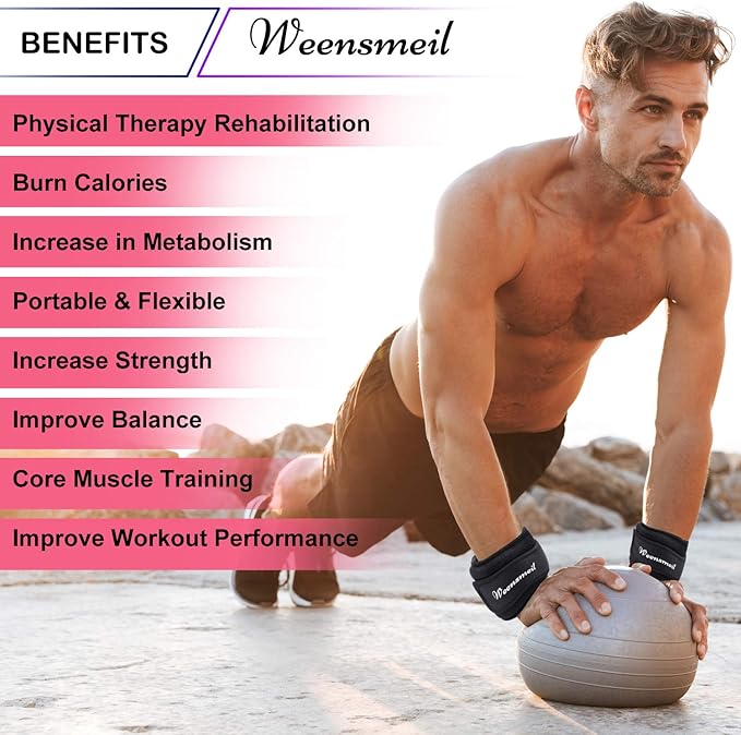 Ankle Weights 1 Pair 1 2 3 4 5 6 6 10 10 12 12 LBS