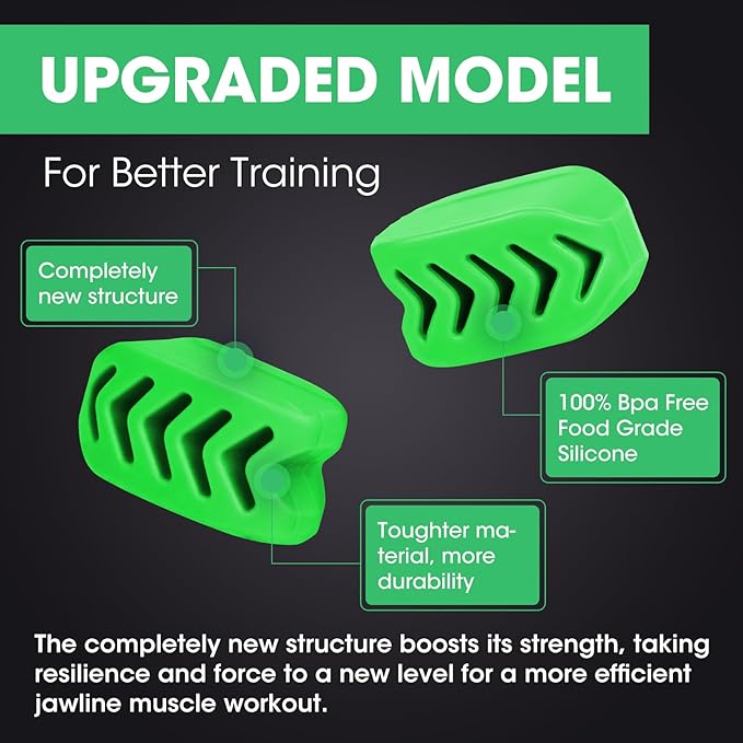 CXYARY 2024 Upgraded Model 8PCS Jaw Exerciser 4 Resistance