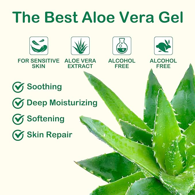 XMXueMei 16PCS Travel Size Aloe Vera Gel,Organic Aloe Vera Gel for Face & Body,Hydrating After Sun Care Lotion,Moisturizing After Sun Care Lotion Set for All Skin Type, 1.05 Oz
