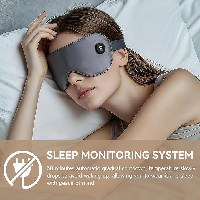 Eye Mask Cool Heat Eye Heated Eye Mask Intelligent Dual Modes, A New Eye Experience Birthday Gifts for Women Men