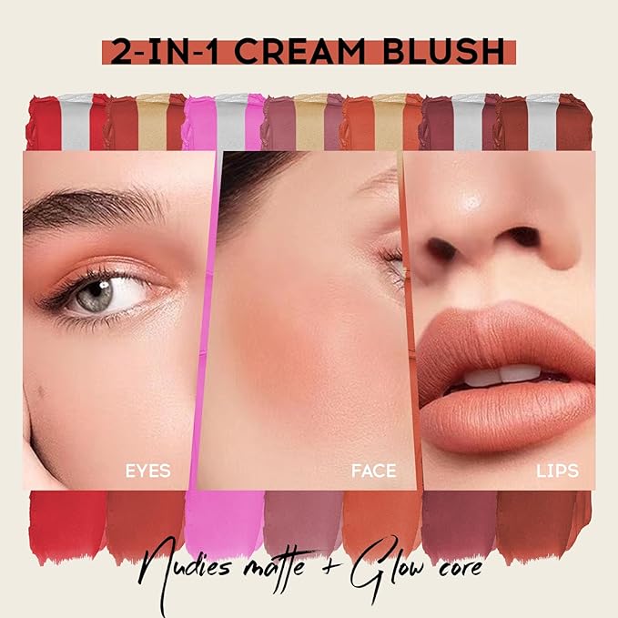 Cream Blush, Jelly Blush, Beauty Blush Makeup Sticks, Stick #02