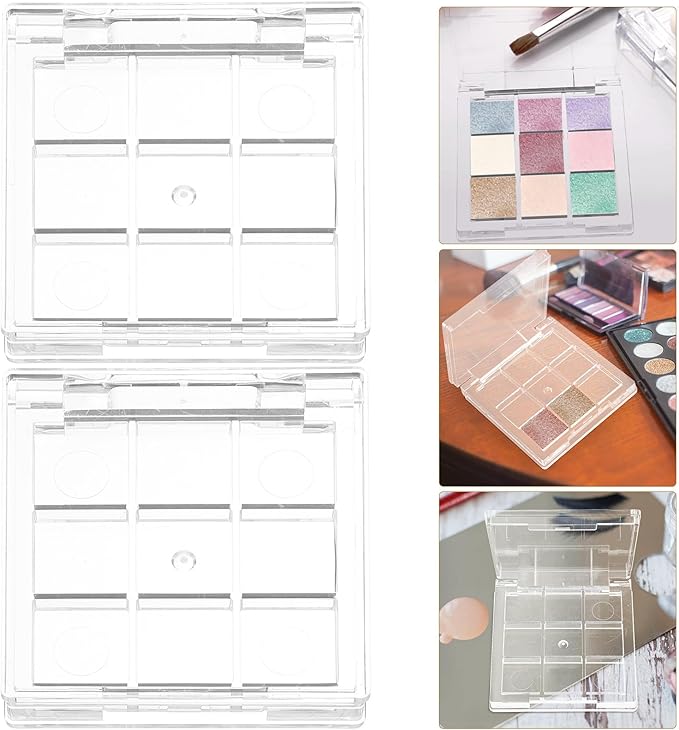 2pcs Empty Lipstick Palette Clear Lipstick Case Mini