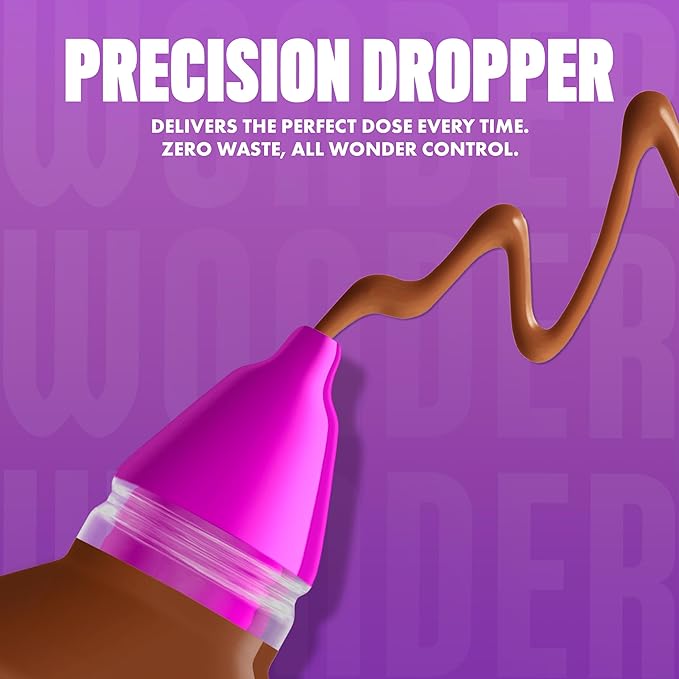 NYX PROFESSIONAL MAKEUP Make 'Em Wonder Liquid Foundation, 24HR Foundation Makeup With A Soft Matte Finish, Buildable Full Coverage - 38 Deep Truffle