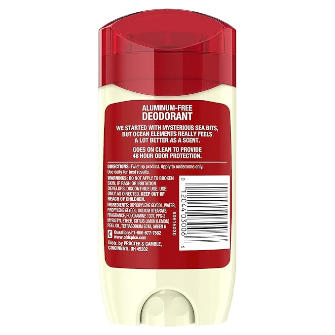 Old Spice Deodorant for Men Deep Sea with Ocean Elements Scent Inspired by Nature 3 oz