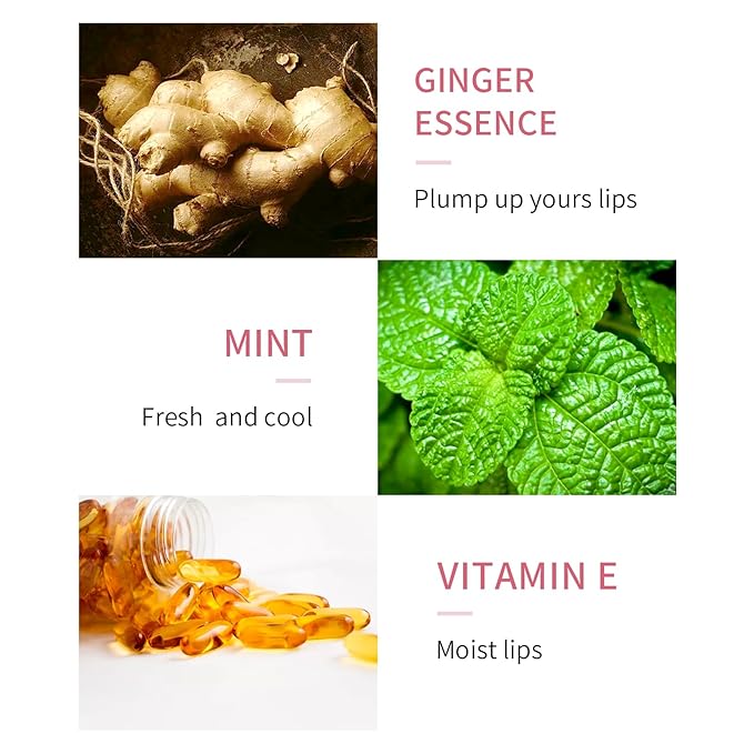 KISSIO Lip Plumper,2 PCS Natural Lip