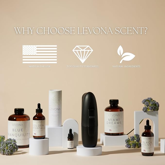 Levona Scent Essential Oil - Luxury Aroma for Home, Office, Hotel & Spa, Ideal for Humidifiers & Diffusers, Hotel Fragrance with Neroli, Orange & Melon - 700ml / 23 fl oz, Skyfall Showers