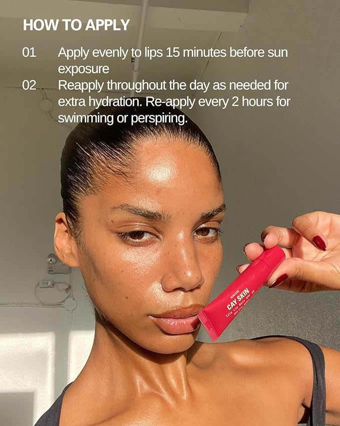 Cay Skin Isle Lip Balm SPF 30 – High Shine, Hydrating + Sheer Lip Gloss in Vanilla Brown Sugar Flavor – Formulated with Natural Ingredients for All Skin Tones – 3-Pack, Clear, 1.05 oz