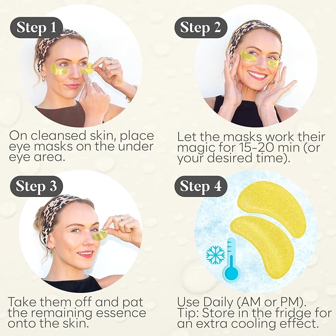 24k gold eye mask (30